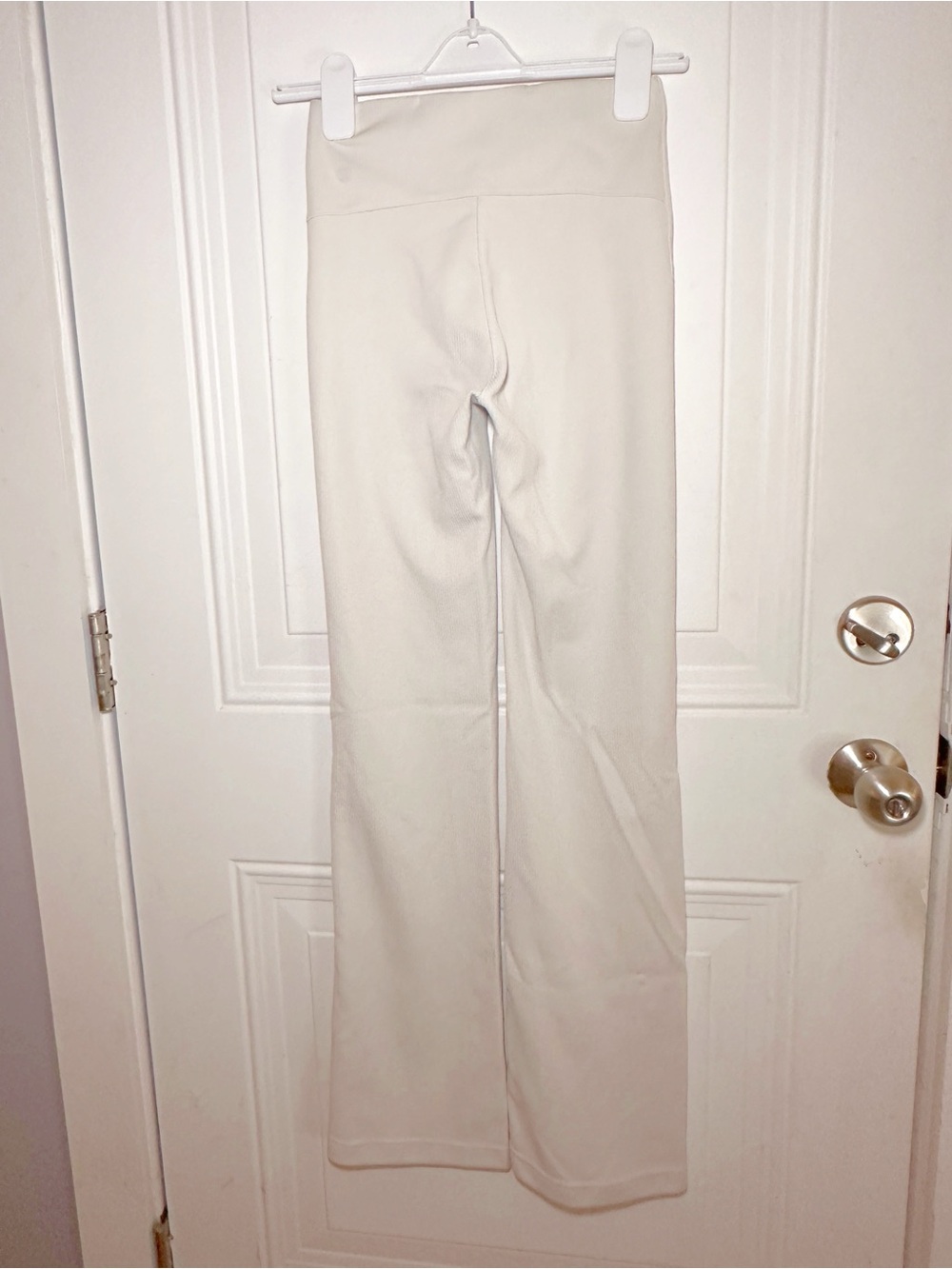 Lululemon Brushed Softstreme Ribbed Wide-Leg Knit Pants Bone Size 2 - Picture 7 of 12
